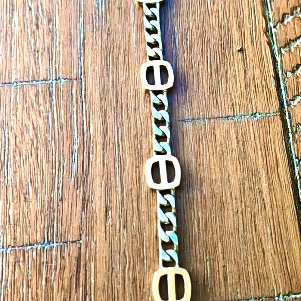 Authentic Paracci 18k Gold and 925 Silver Chain Bracelet - Picture 3 of 3